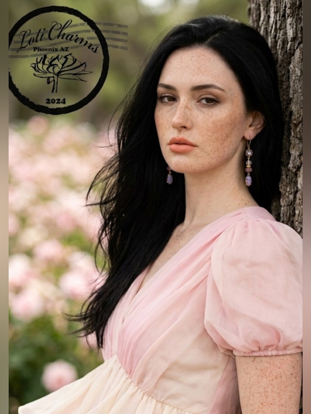 Victorian Pink AB & Opal Crysfal & Glass Artisan Handmade Gold Plated Earrings - Picture 3 of 9